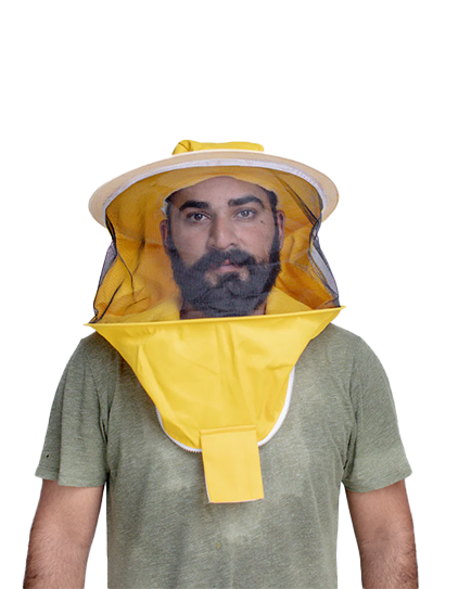 Yellow HoneyGuard Beekeeping Veil