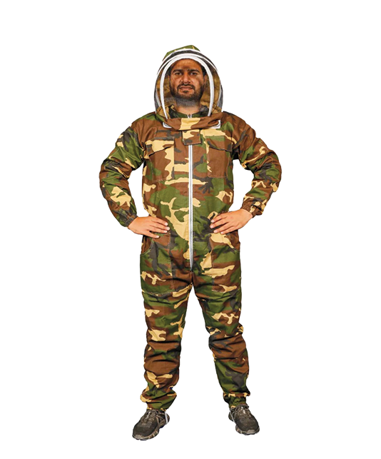 Camo Vented Mesh Beekeeping Bee Suit
