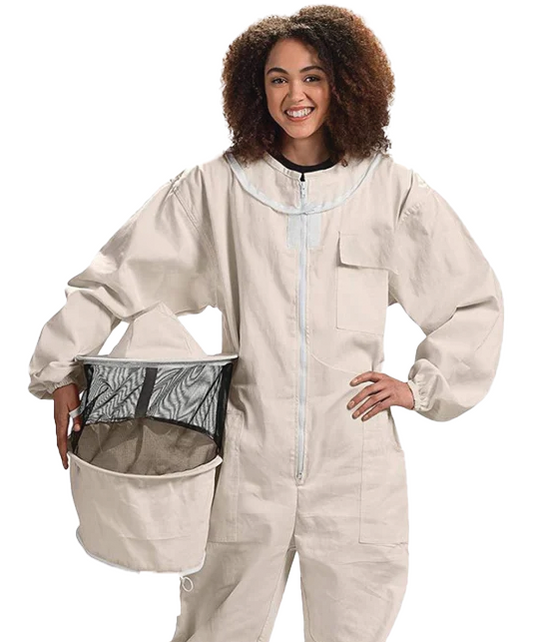 Ultralight Beekeeper Suit with Fencing Veil